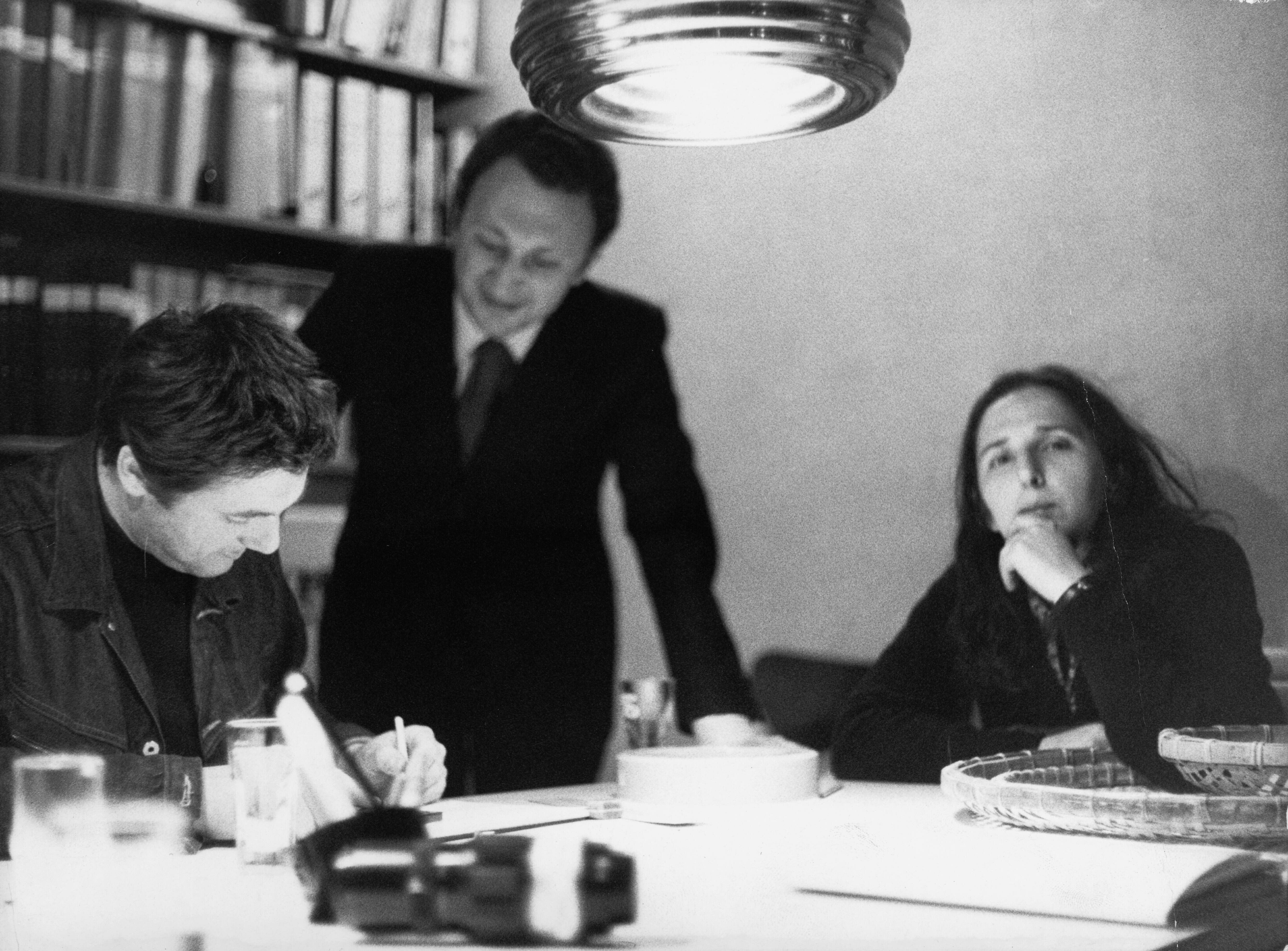 Sergio Gandini with Afra and Tobia Scarpa