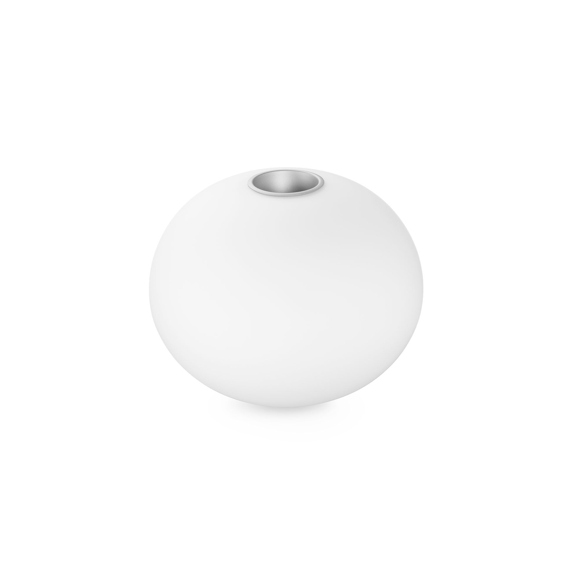 Glo-Ball 1 diffuseur opalin. Base grise